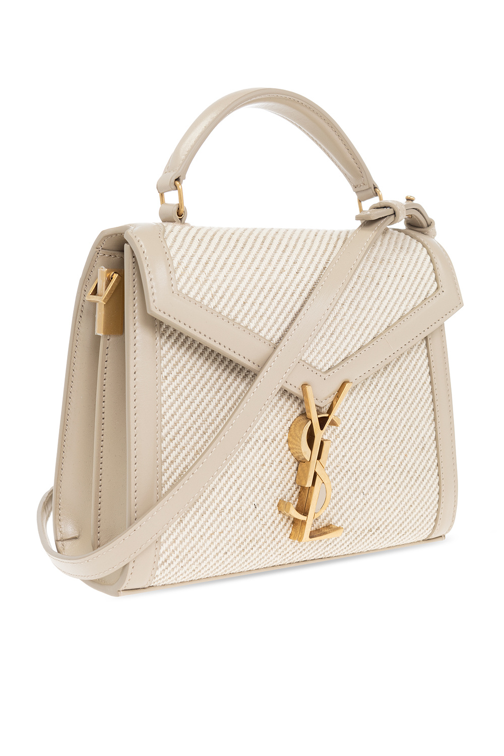 YVES SAINT LAURENT Cassandra Top Handle Leather Shoulder Bag